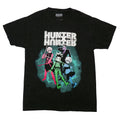 Hunter X Hunter Mens T-Shirt - 4 Characters Under Name Over Smoky Blue Hoodie, Sweatshirt | CiraTrend.com