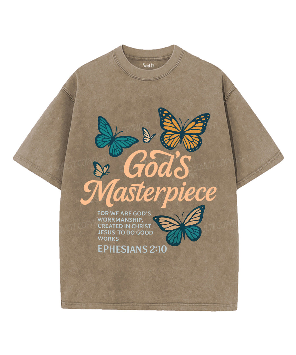 God'S Masterpiece Washed Christian T-Shirts, Hoodie, Sweatshirt