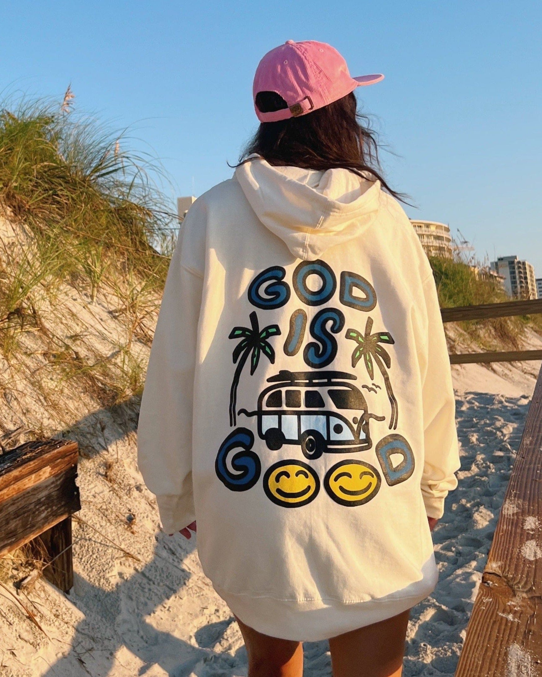 God Is Good Double Sided Cotton Christian Hoodie T-Shirts, Sweatshirt | CiraTrend.com (Image 1)