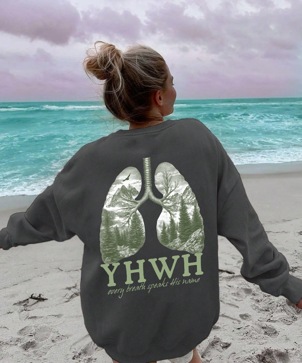 Every Breath Speaks His Name Double Sided Cotton Christian T-Shirts, Hoodie, Sweatshirt