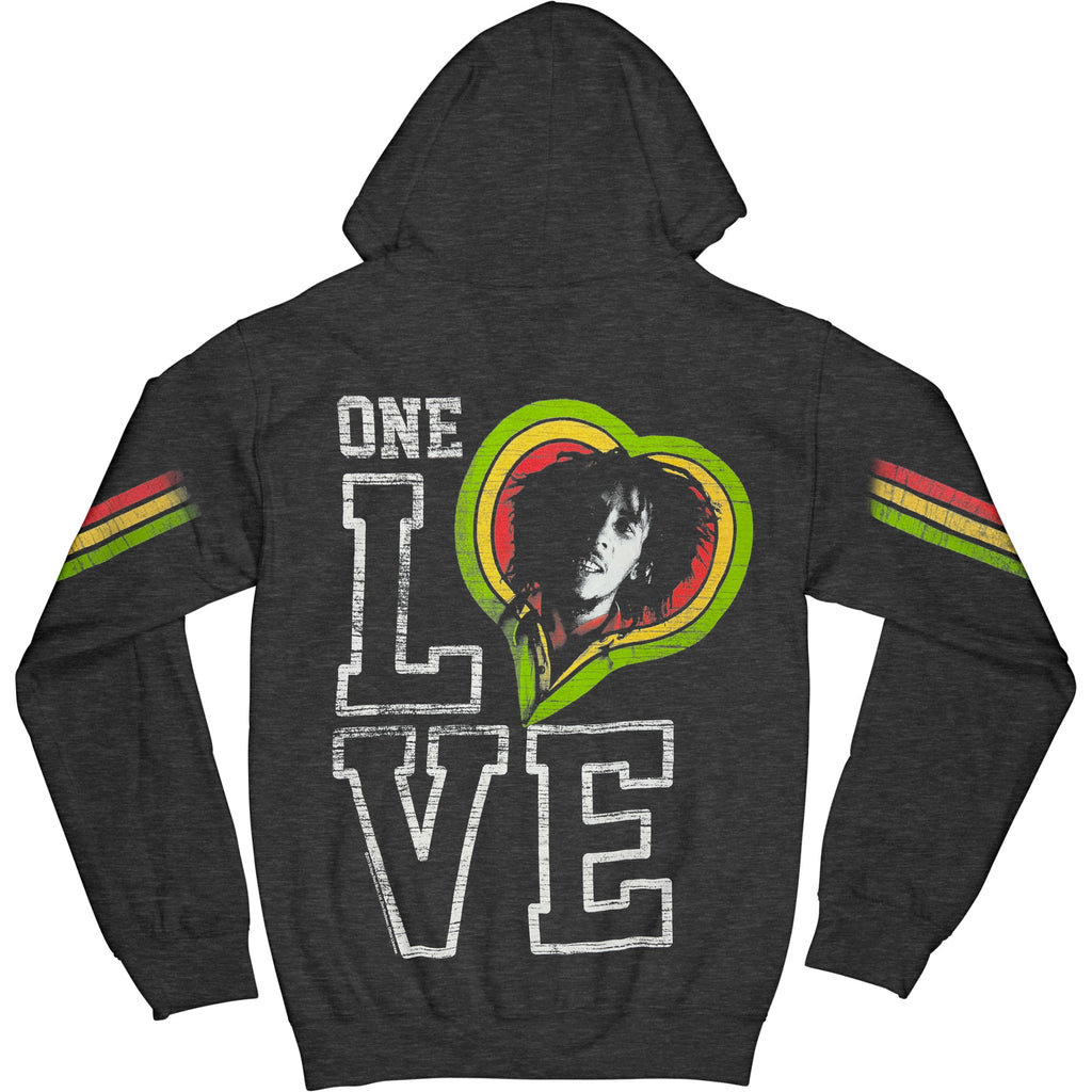 Catch A Fire One Love Smile Women's Zip Girls Jr Hooded Sweatshirt T-Shirts, Hoodie | CiraTrend.com (Image 2)