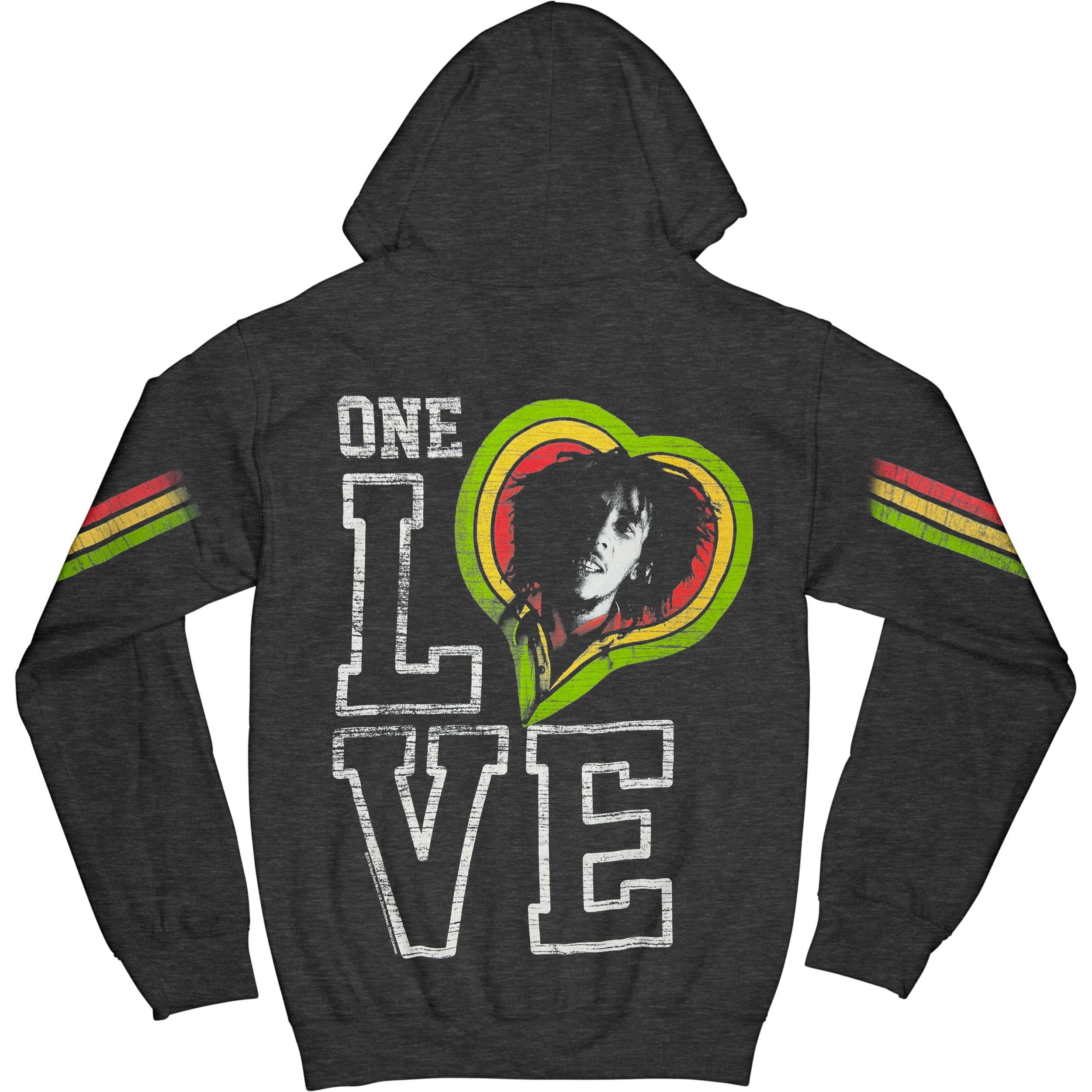 Catch A Fire One Love Smile Women's Zip Girls Jr Hooded Sweatshirt T-Shirts, Hoodie | CiraTrend.com (Image 2)