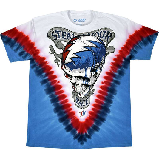 GRATEFUL DEAD T-Shirt, Steal Your Face Vdye