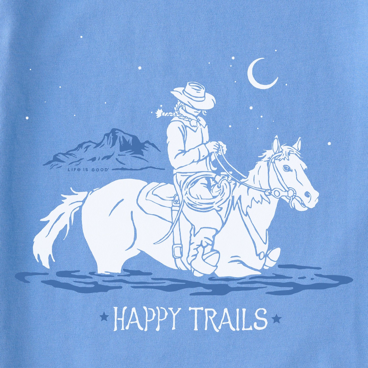 Women's Happy Trails Cowgirl Short Sleeve Tee
