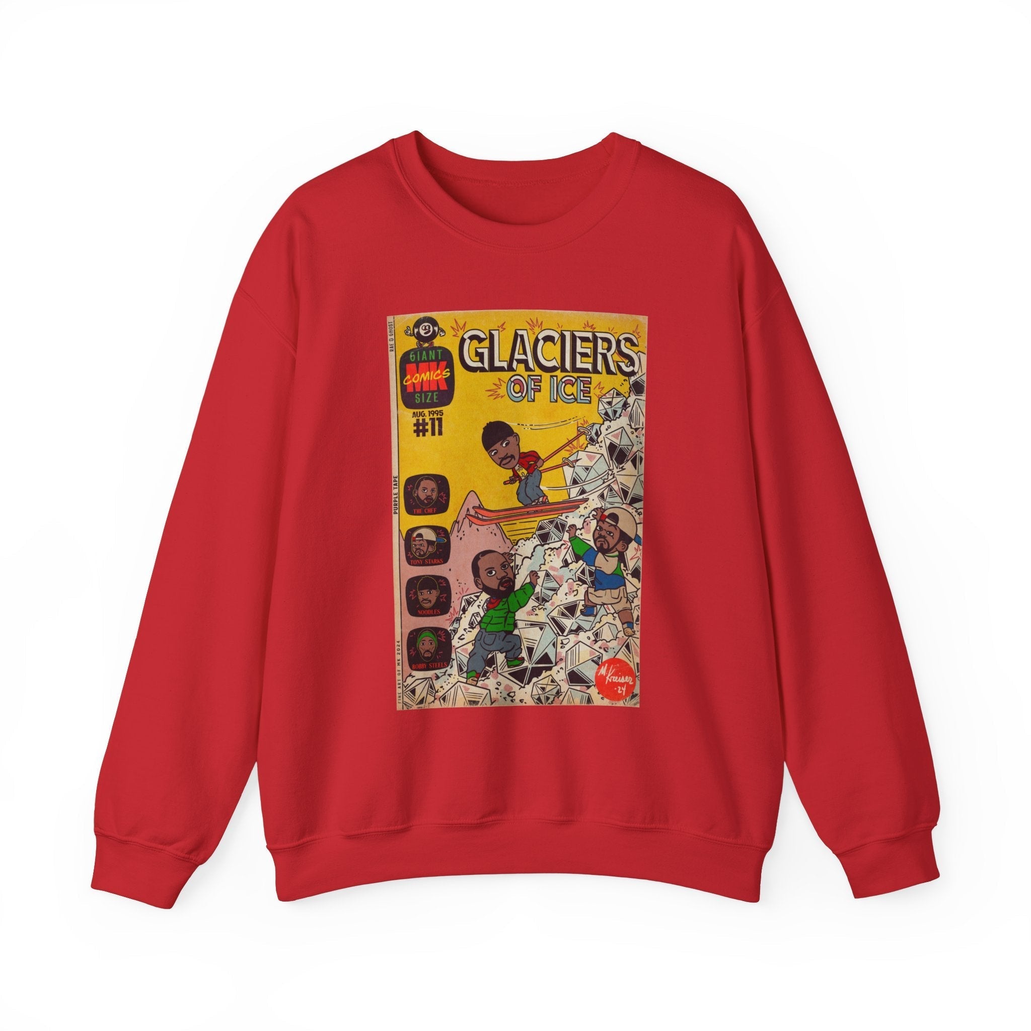 Glaciers of Ice - Unisex Heavy BlendÃ¢â€žÂ¢ Crewneck Sweatshirt T-Shirts, Hoodie | CiraTrend.com (Image 3)