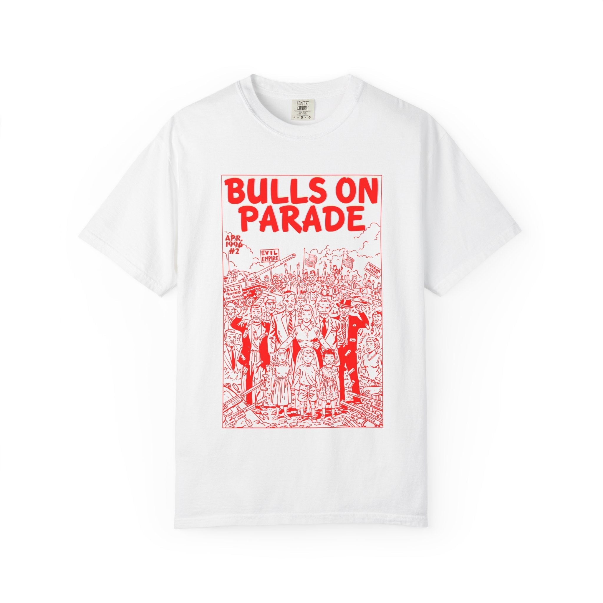Bulls Parade - Unisex Comfort Colors T-shirt Hoodie, Sweatshirt | CiraTrend.com (Image 1)