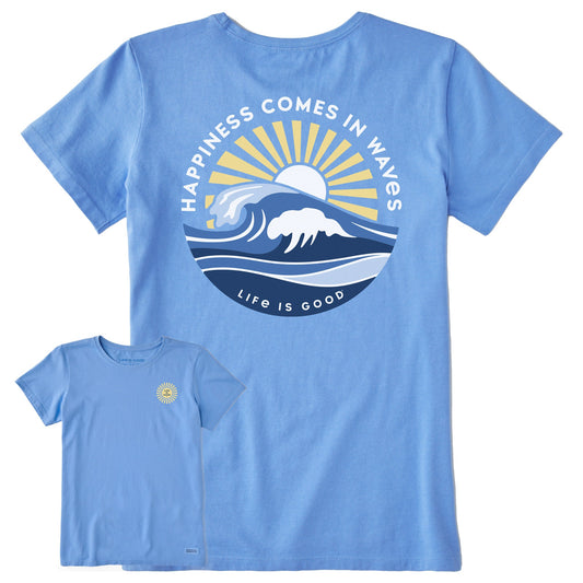 Women's Happy Waves Short Sleeve Tee