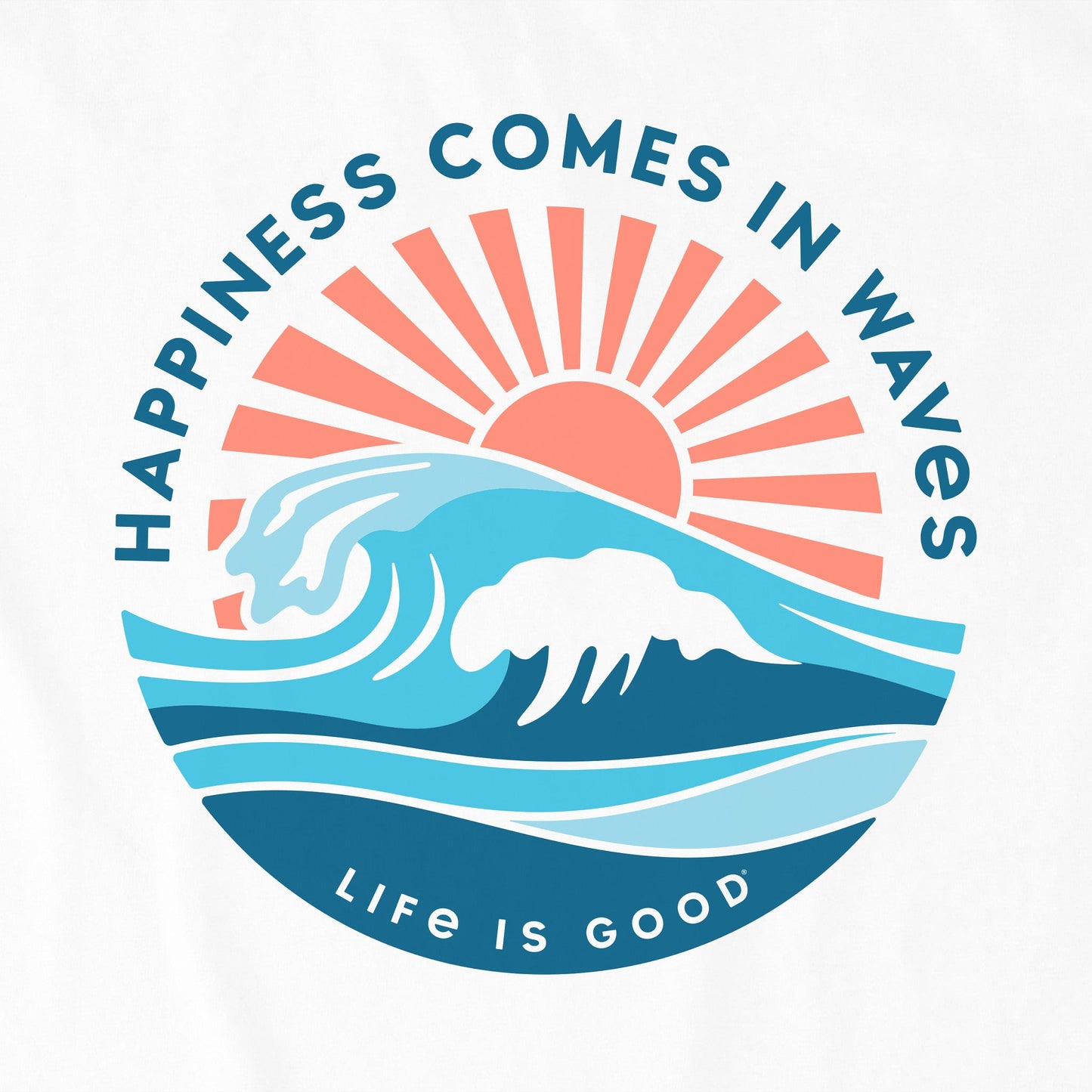 Women's Happy Waves Short Sleeve Tee