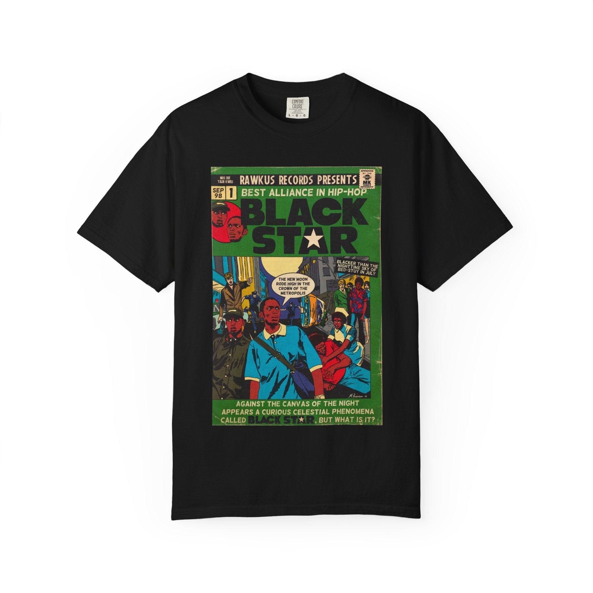 Black Star - Unisex Comfort Colors T-shirt Hoodie, Sweatshirt | CiraTrend.com (Image 4)
