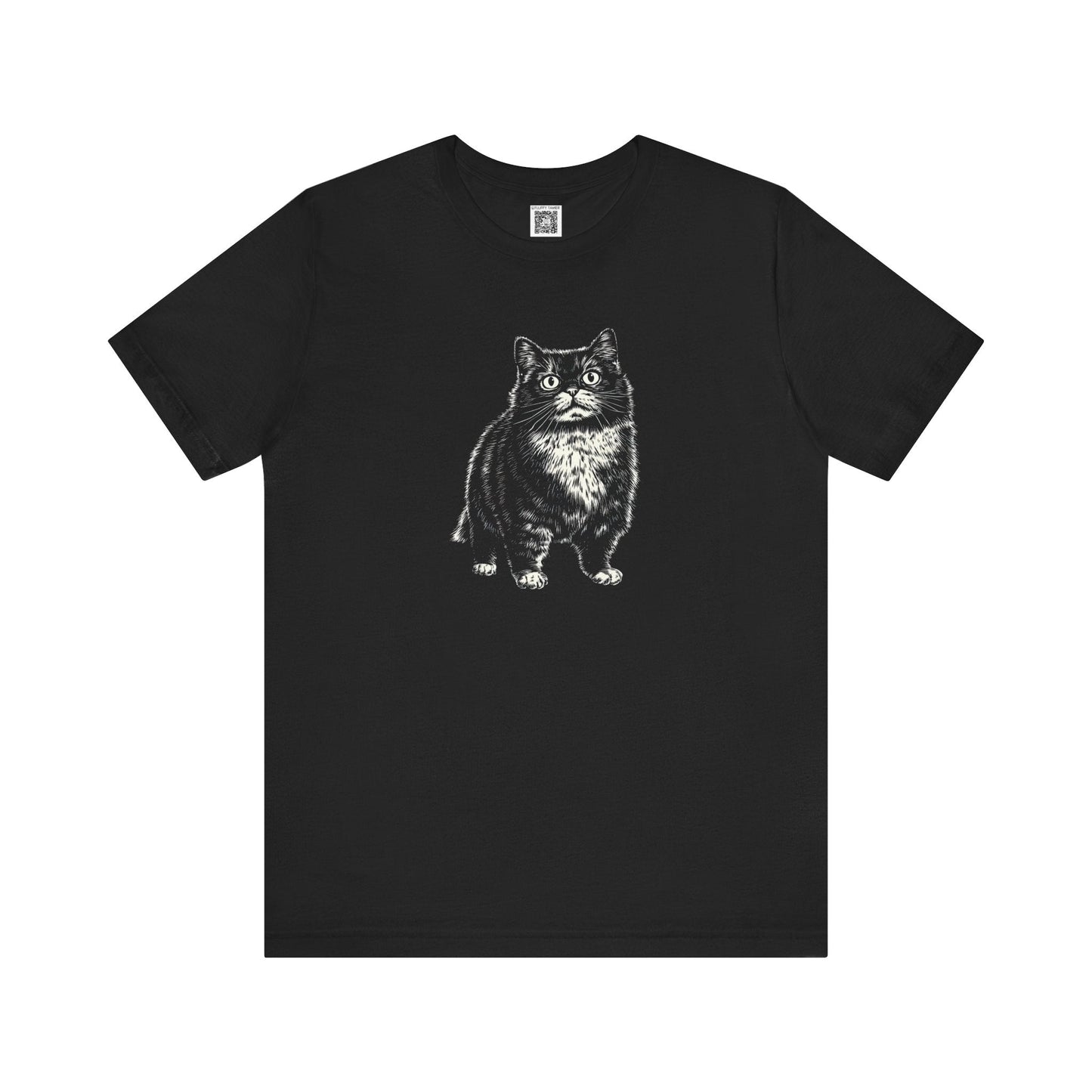 Vintage Cat Graphic Tee Style006