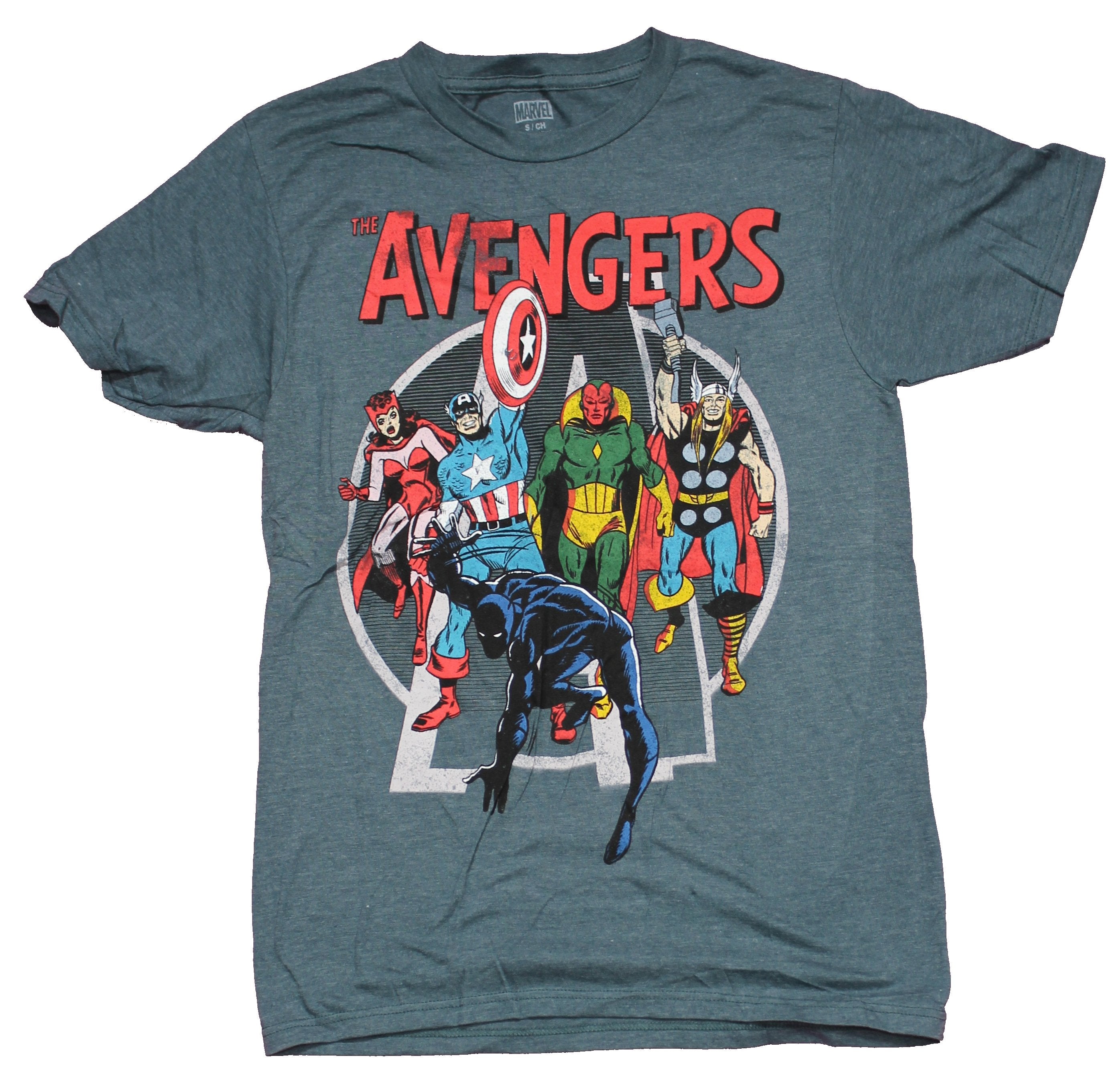 Avengers Mens T-Shirt - Distressed Old School Avengers Team Under Name Hoodie, Sweatshirt | CiraTrend.com