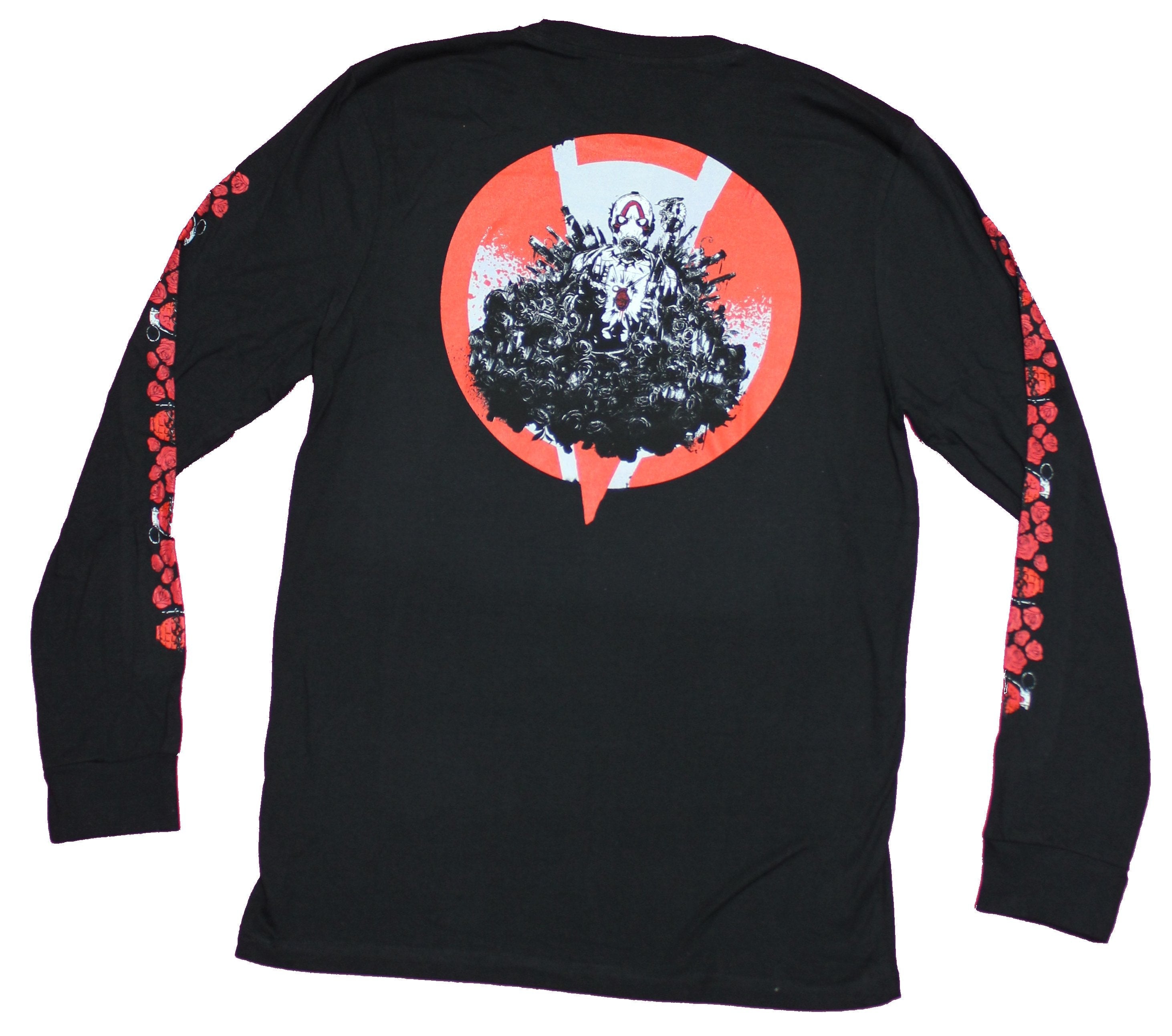 Borderlands Mens Long Sleeve T-shirt - Logo Lapel Giant Group Image Back Hoodie, Sweatshirt | CiraTrend.com (Image 2)
