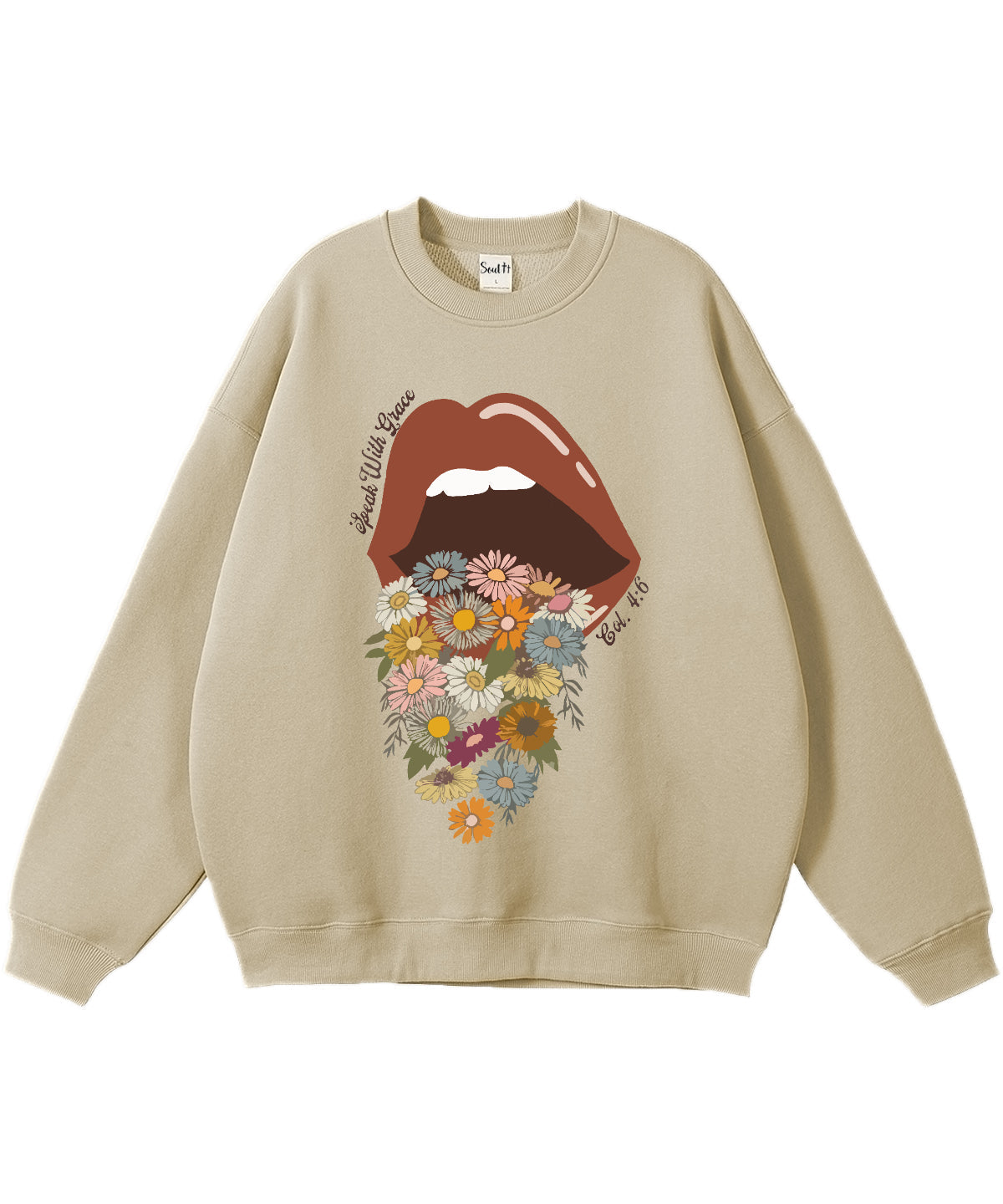 Speak with Grace Cotton Christian Sweatshirt T-Shirts, Hoodie | CiraTrend.com (Image 4)
