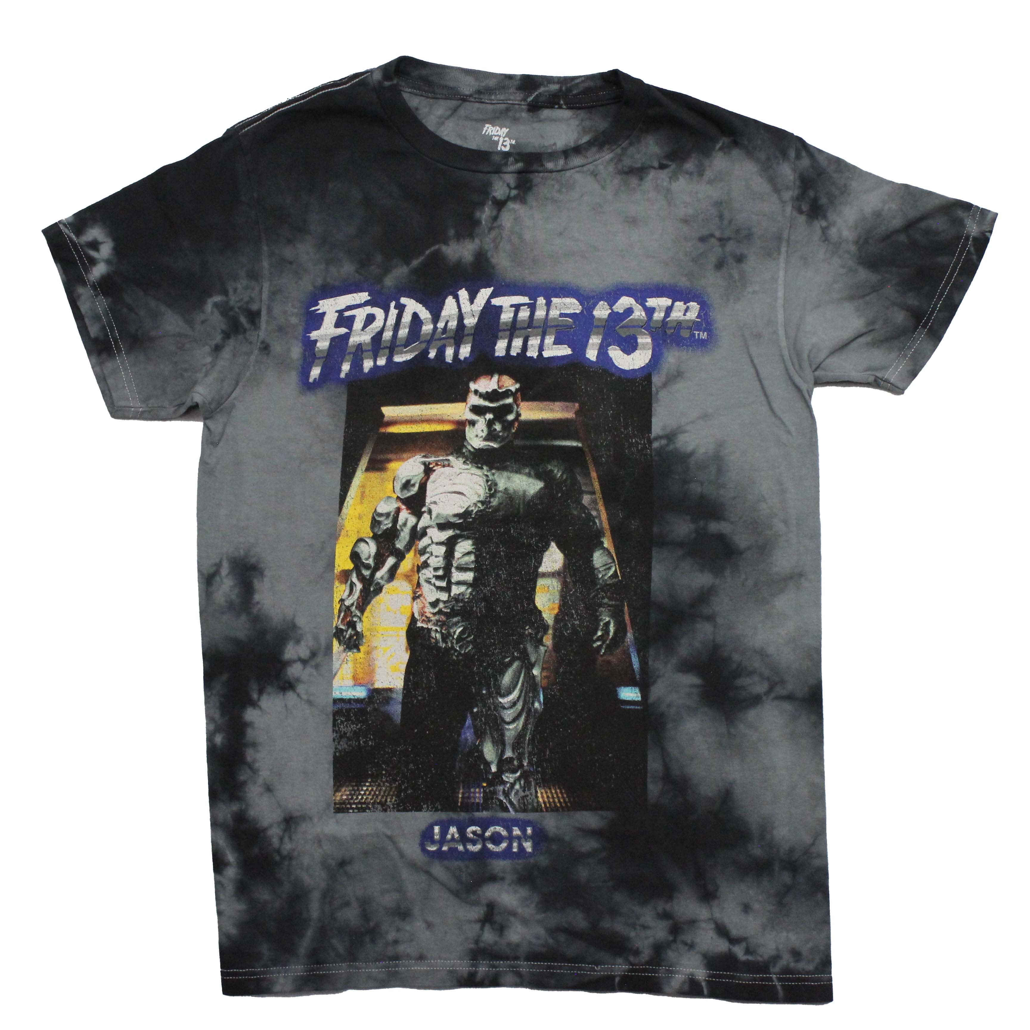 Friday the 13th Mens T-Shirt - Jason X Cyborg Jason Tie Dye Hoodie, Sweatshirt | CiraTrend.com