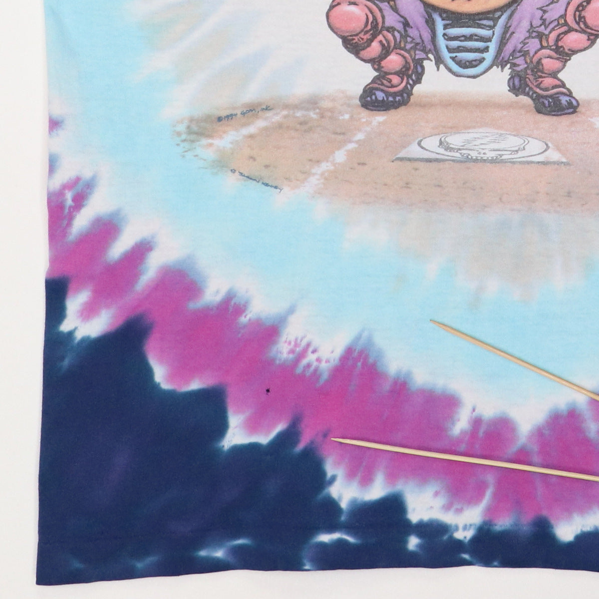1994 Grateful Dead Steal Your Base Liquid Blue Tie Dye Shirt Style001