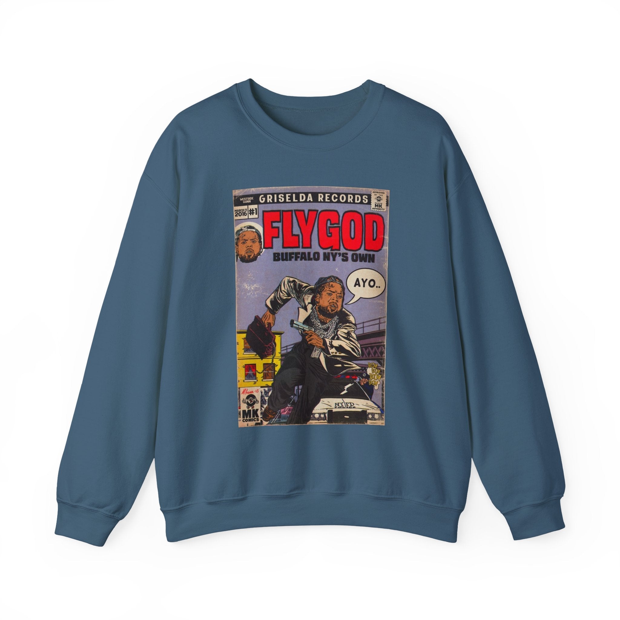 Flygod - Unisex Heavy BlendÃ¢â€žÂ¢ Crewneck Sweatshirt T-Shirts, Hoodie | CiraTrend.com (Image 5)