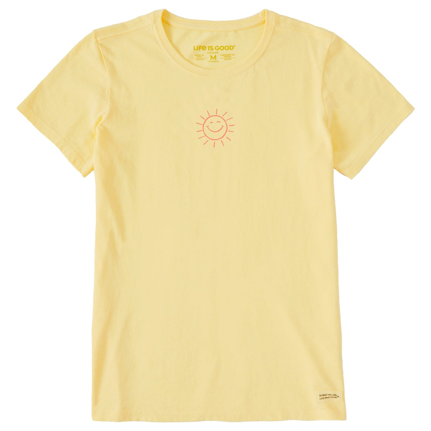 Women's Lil' Happy Sunshine Short Sleeve Crusher Tee