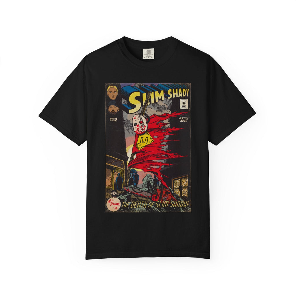 Death of Slim Shady - Unisex Comfort Colors T-shirt Hoodie, Sweatshirt | CiraTrend.com (Image 4)