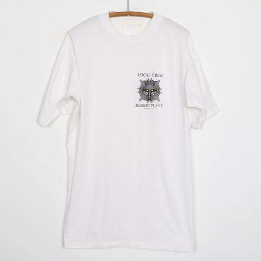 1990 Robert Plant Manic Nirvana Local Crew Concert Shirt Style001