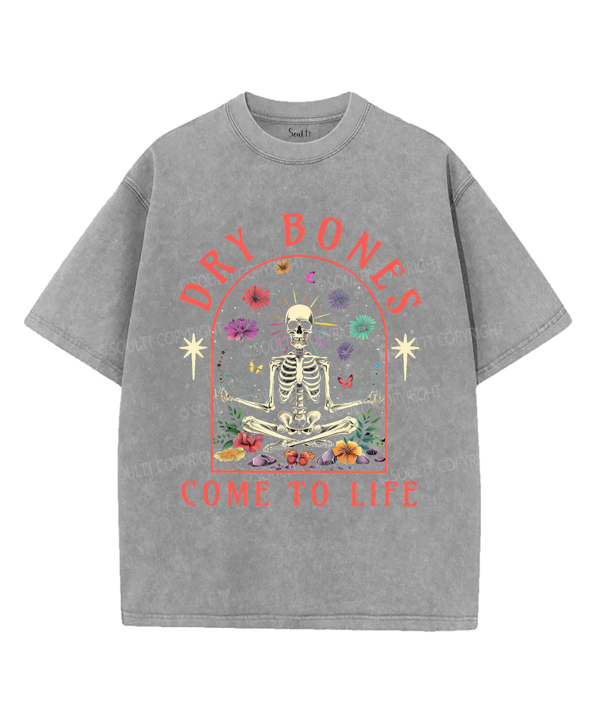 Dry Bones Come To Life Unisex Washed Christian T-shirt Style012 Hoodie, Sweatshirt | CiraTrend.com (Image 2)