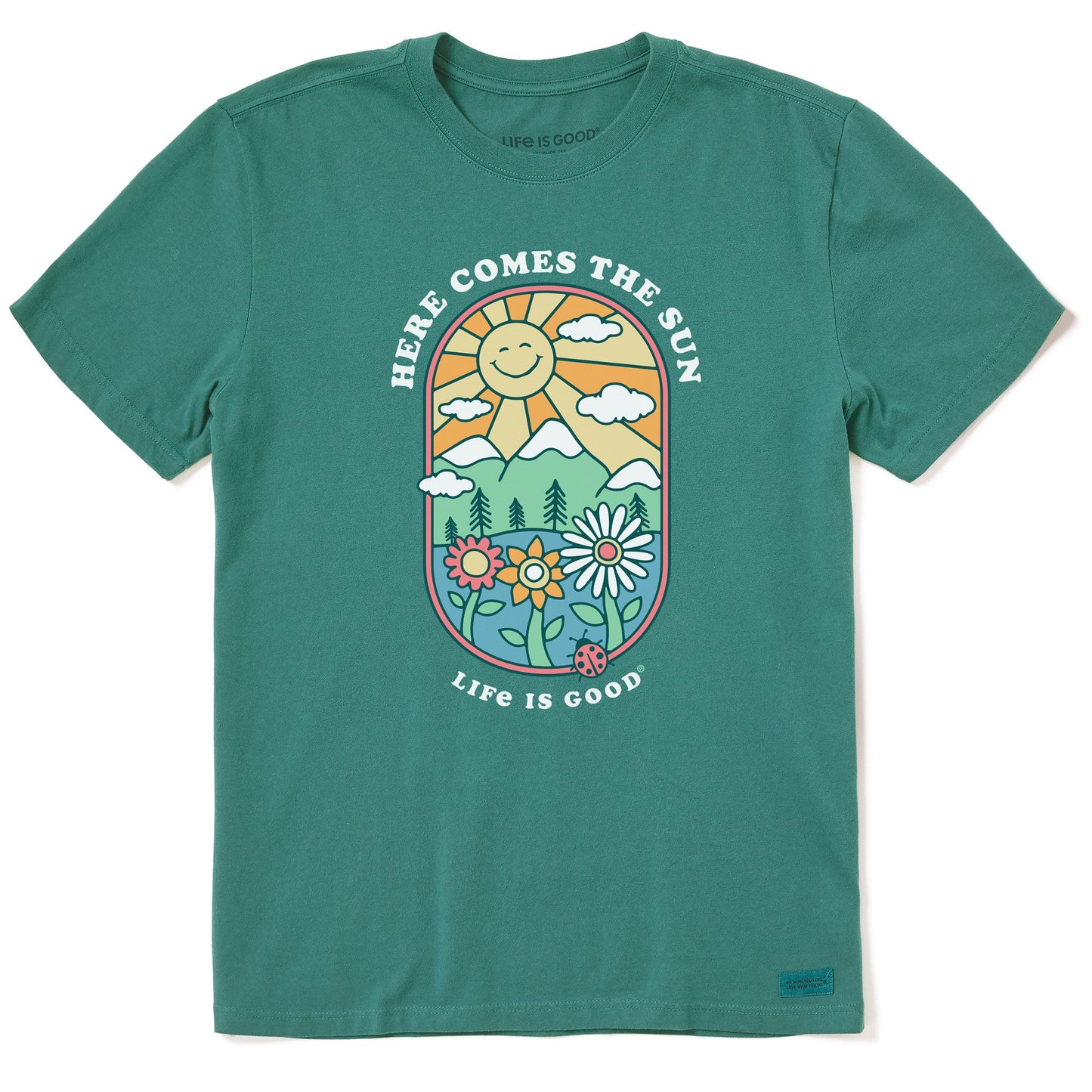 Men's Here Comes the Sun Retro Short Sleeve Tee