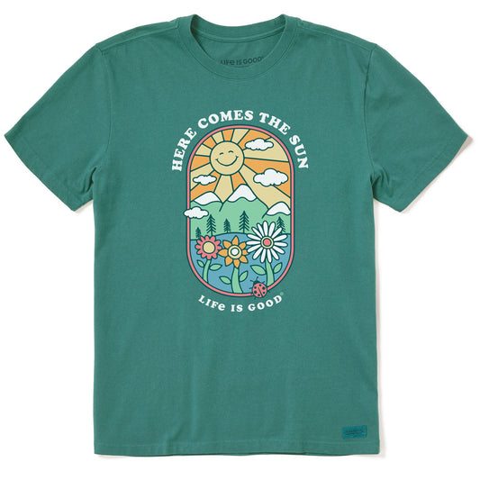 Men's Here Comes the Sun Retro Short Sleeve Tee