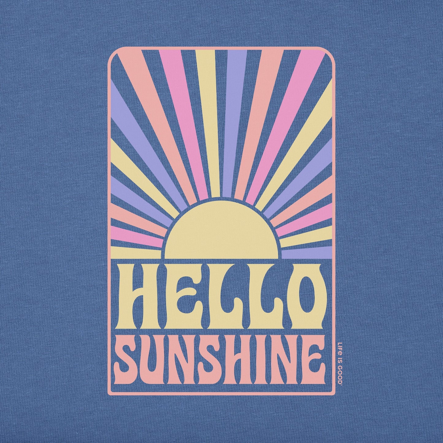 Men's Hello Sunshine Retro Short Sleeve Crusher Tee