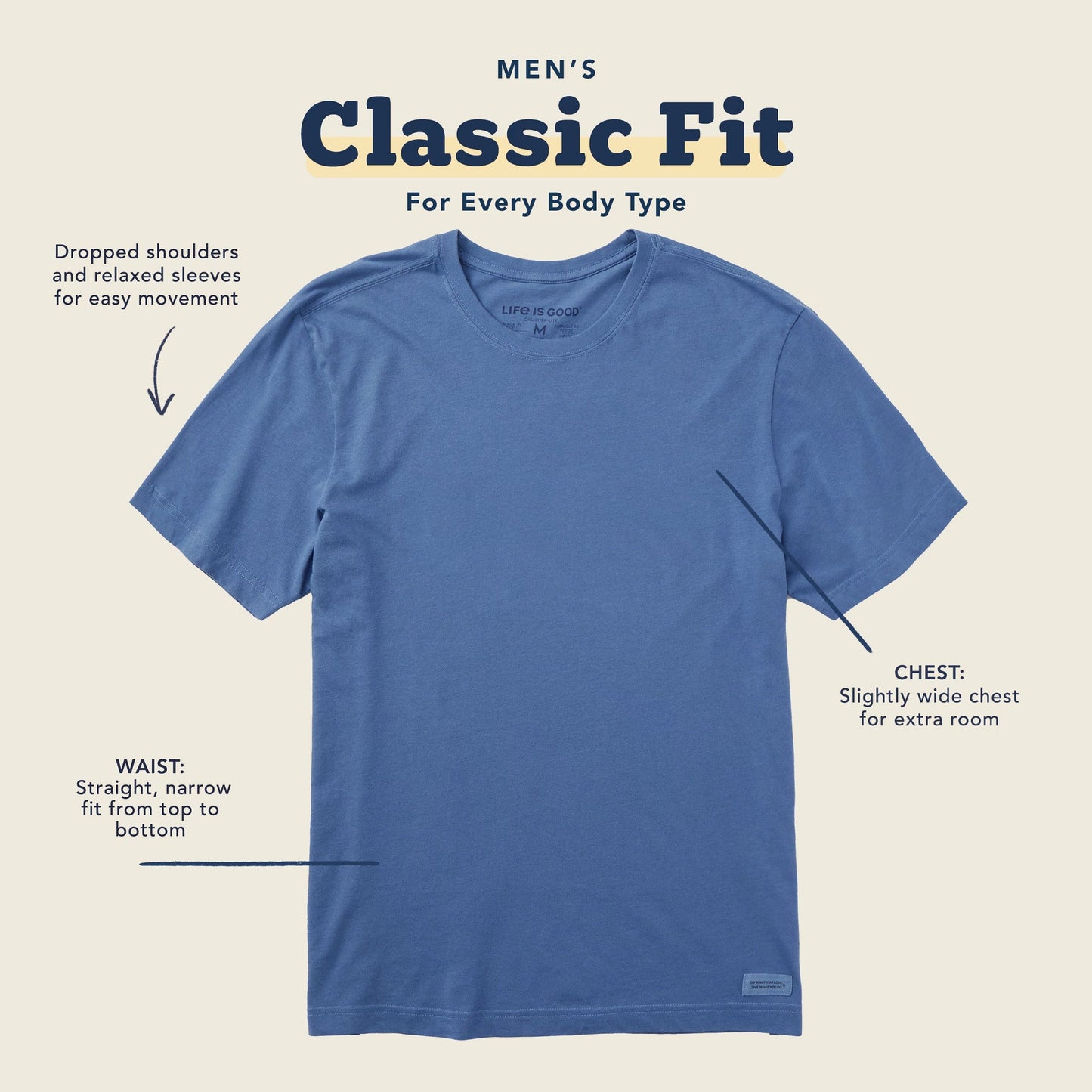 Men's Hello Sunshine Retro Short Sleeve Crusher Tee