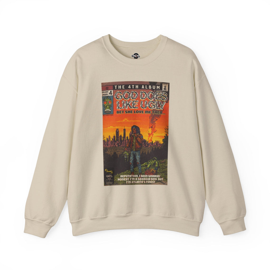 God Does Like Ugly - Unisex Heavy BlendÃ¢â€žÂ¢ Crewneck Sweatshirt T-Shirts, Hoodie | CiraTrend.com (Image 5)