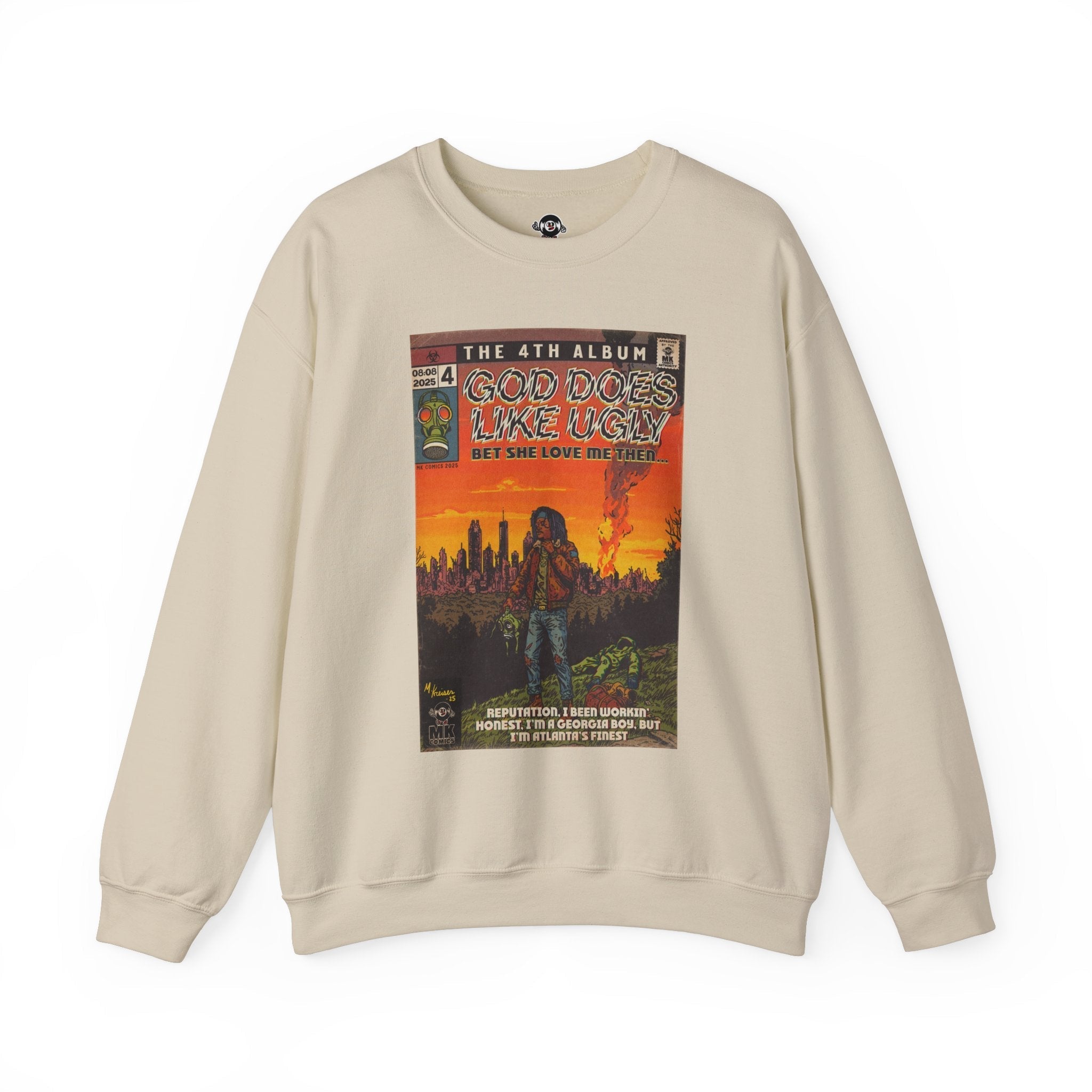 God Does Like Ugly - Unisex Heavy BlendÃ¢â€žÂ¢ Crewneck Sweatshirt T-Shirts, Hoodie | CiraTrend.com (Image 5)