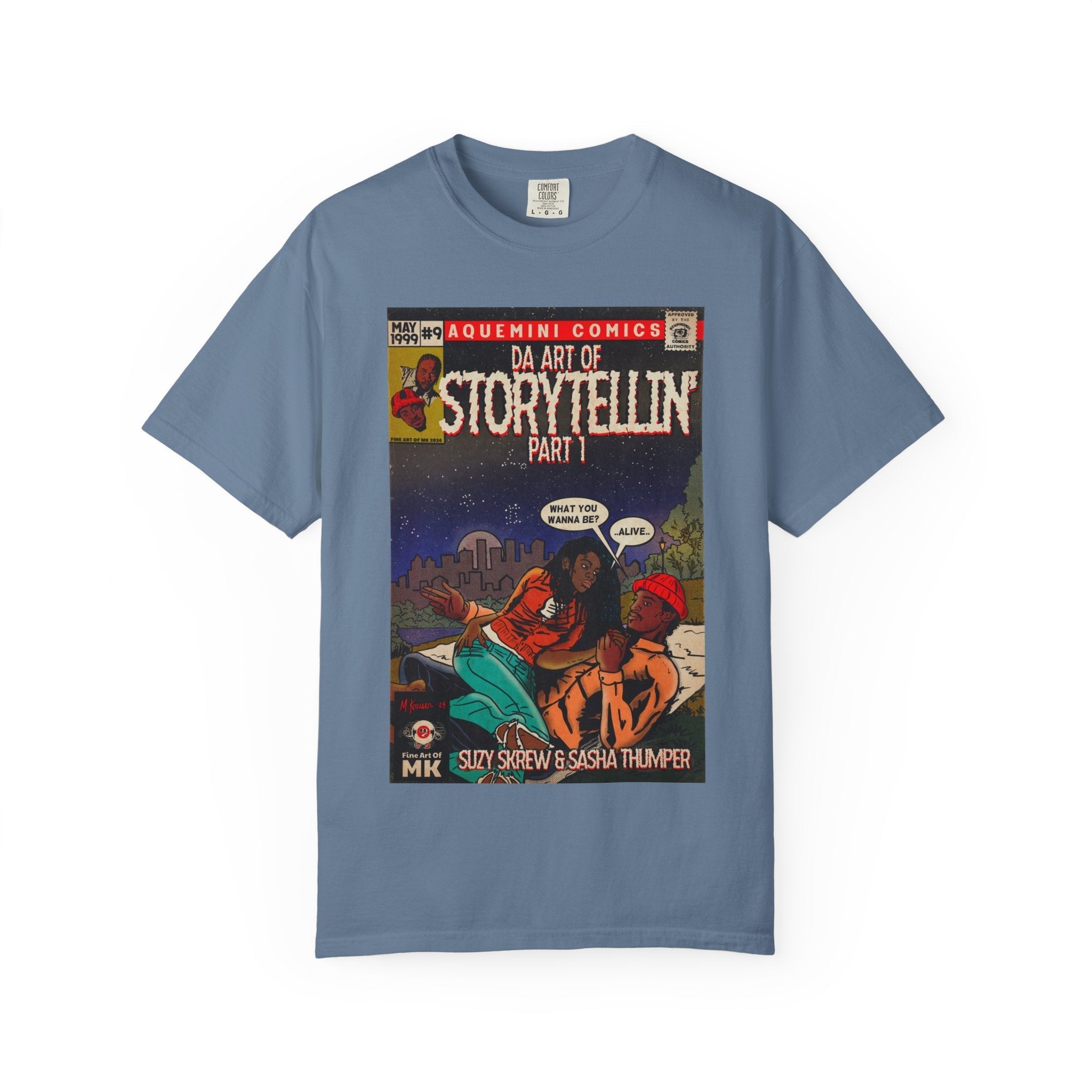 Da Art of StorytellinÃ¢â‚¬â„¢ Part 1 - Unisex Comfort Colors T-shirt Hoodie, Sweatshirt | CiraTrend.com (Image 1)