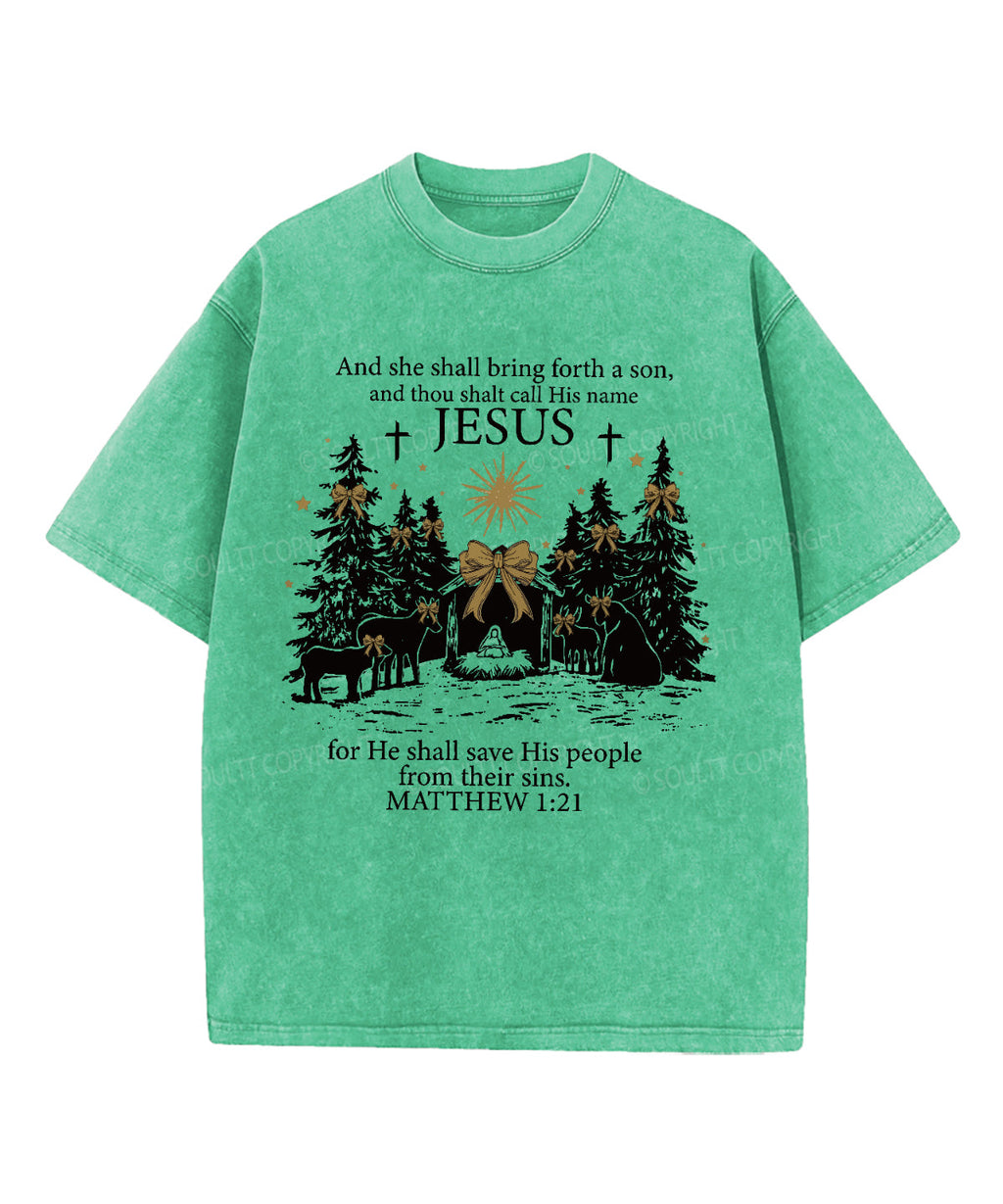 He Save His People Washed Christian T-Shirts, Hoodie, Sweatshirt