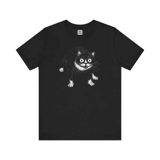 Whimsical Cat Graphic Tee Style063