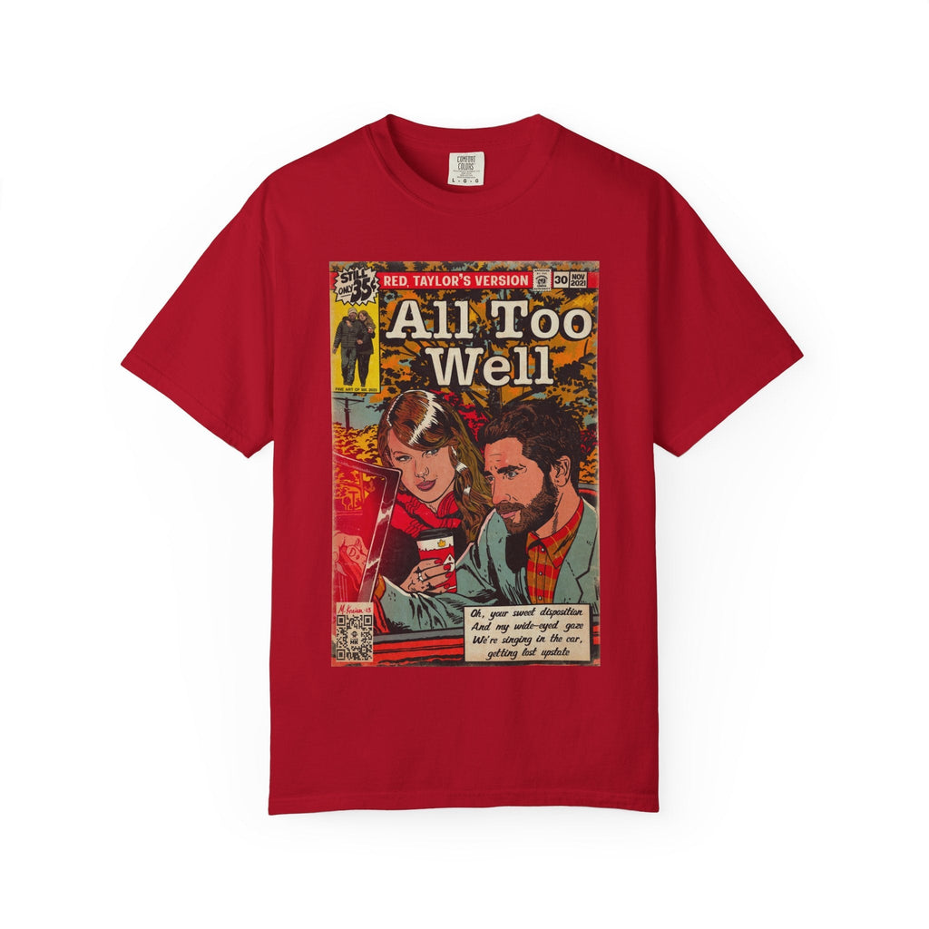 All Too Well - Unisex Comfort Colors T-shirt Hoodie, Sweatshirt | CiraTrend.com (Image 5)