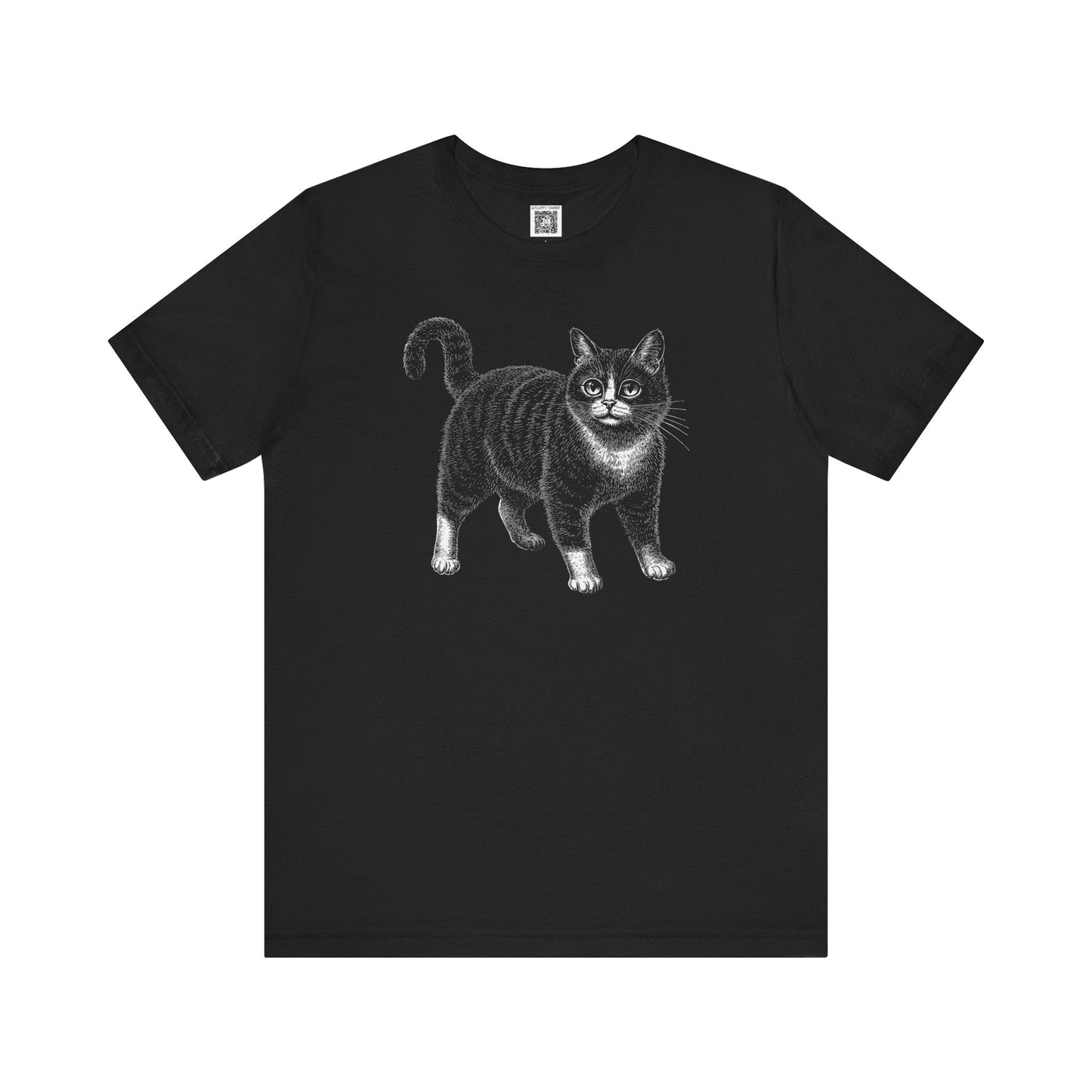 Vintage Cat Graphic T-Shirt Style002