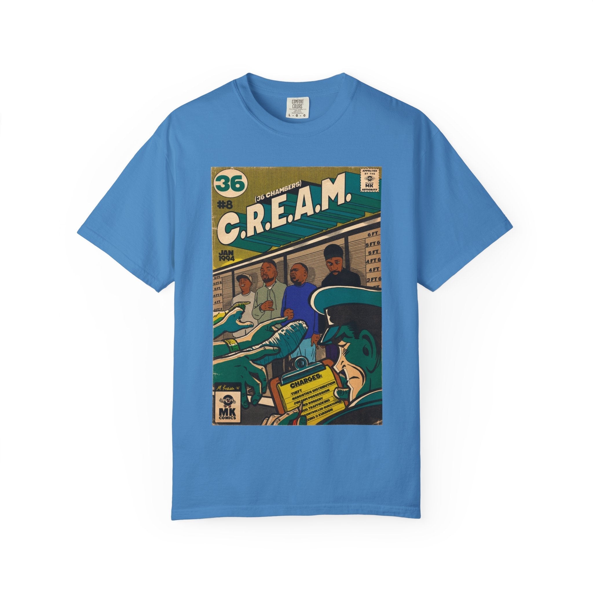 C.R.E.A.M - Unisex Comfort Colors T-shirt Hoodie, Sweatshirt | CiraTrend.com (Image 1)