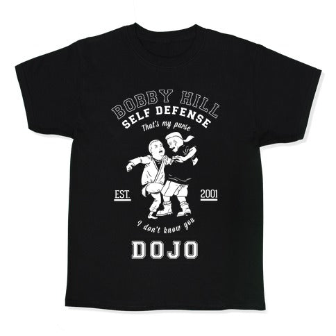 Bobby Hill Self Defense Dojo Kid's Tee