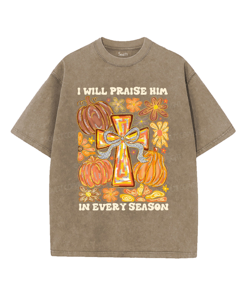 I Will Praise Him Unisex Washed Christian T-shirt Style001 Hoodie, Sweatshirt | CiraTrend.com (Image 5)