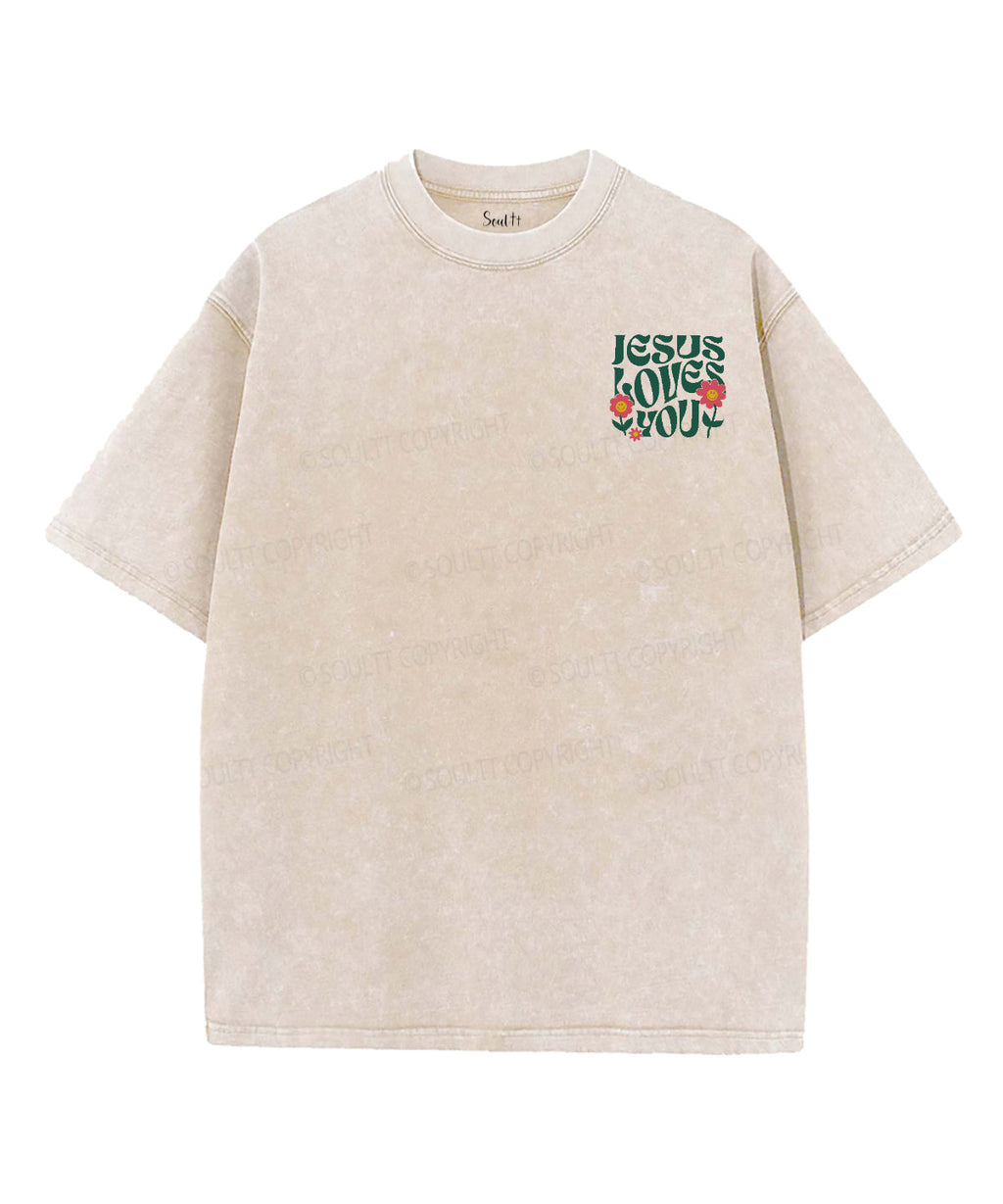 Jesus Love You Double Sided Washed Christian T-shirt Style001 Hoodie, Sweatshirt | CiraTrend.com (Image 2)