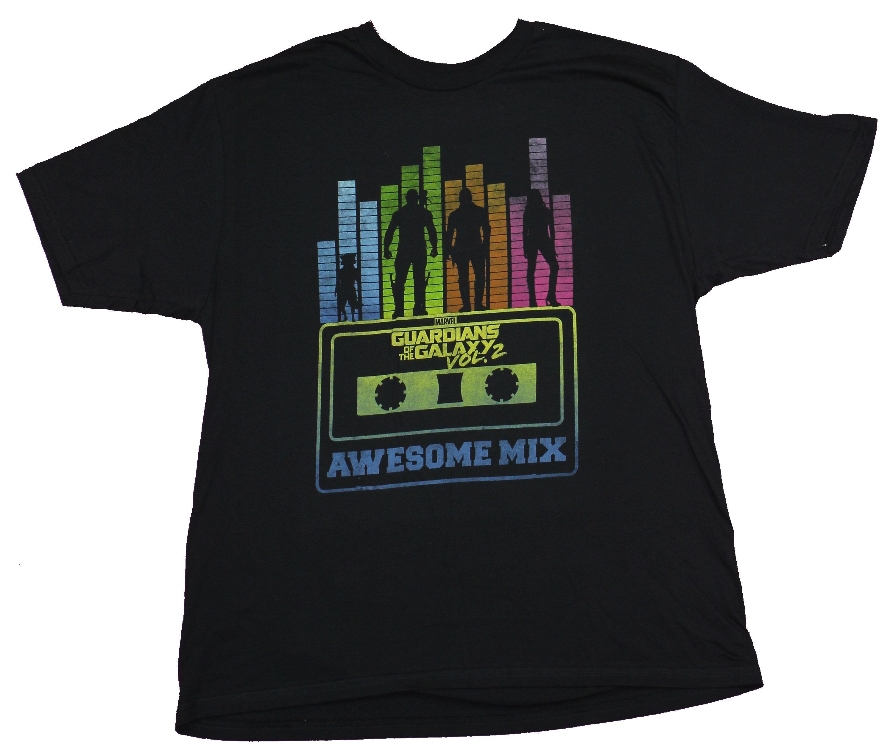 Guardians of the Galaxy Mens T-Shirt - Awesome Mix Equalizer Silhouettes Hoodie, Sweatshirt | CiraTrend.com