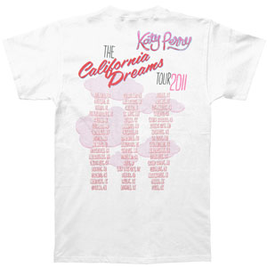 California Dreams 2011 Tour Slim Fit T-shirt Hoodie, Sweatshirt | CiraTrend.com (Image 2)