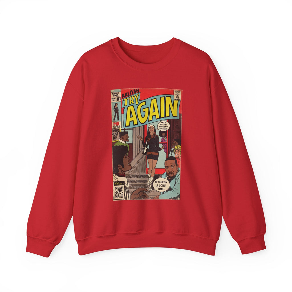 Try Again - Unisex Heavy BlendÃ¢â€žÂ¢ Crewneck Sweatshirt T-Shirts, Hoodie | CiraTrend.com (Image 2)