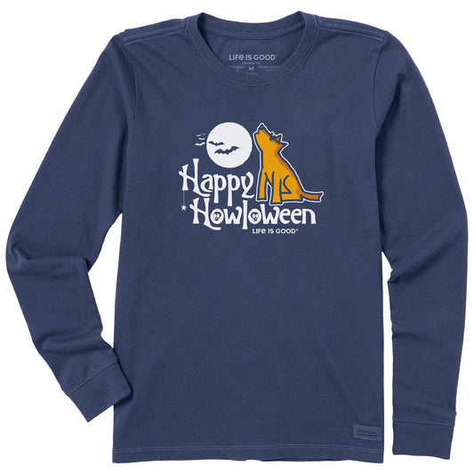 Women's Rocket Happy Howloween Long Sleeve Crusher Tee