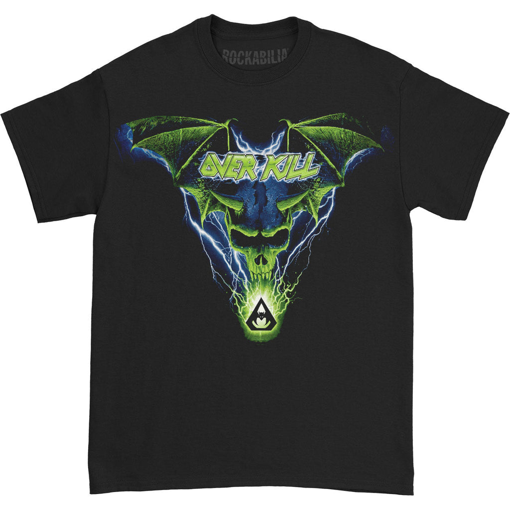 Blue Batwing Skull Allover T-shirt Hoodie, Sweatshirt | CiraTrend.com (Image 1)