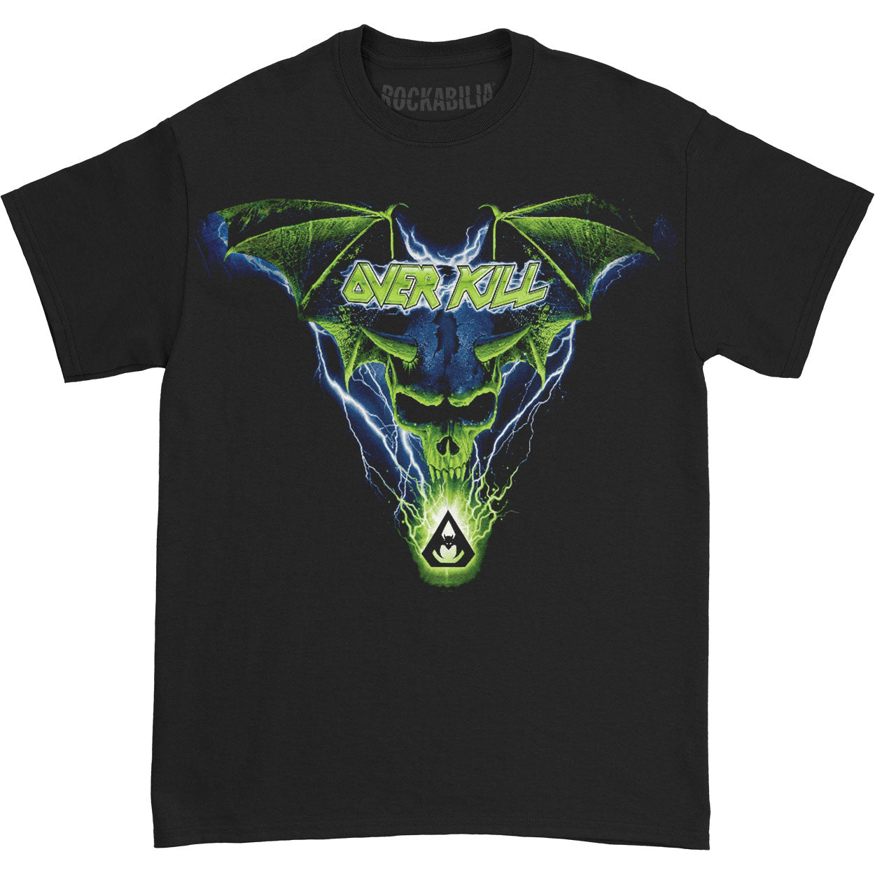 Blue Batwing Skull Allover T-shirt Hoodie, Sweatshirt | CiraTrend.com (Image 1)