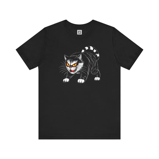 Fierce Cat Graphic Tee Style004