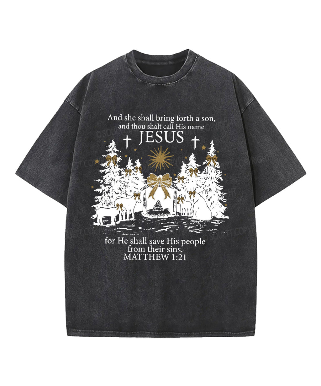 He Save His People Washed Christian T-Shirts, Hoodie, Sweatshirt