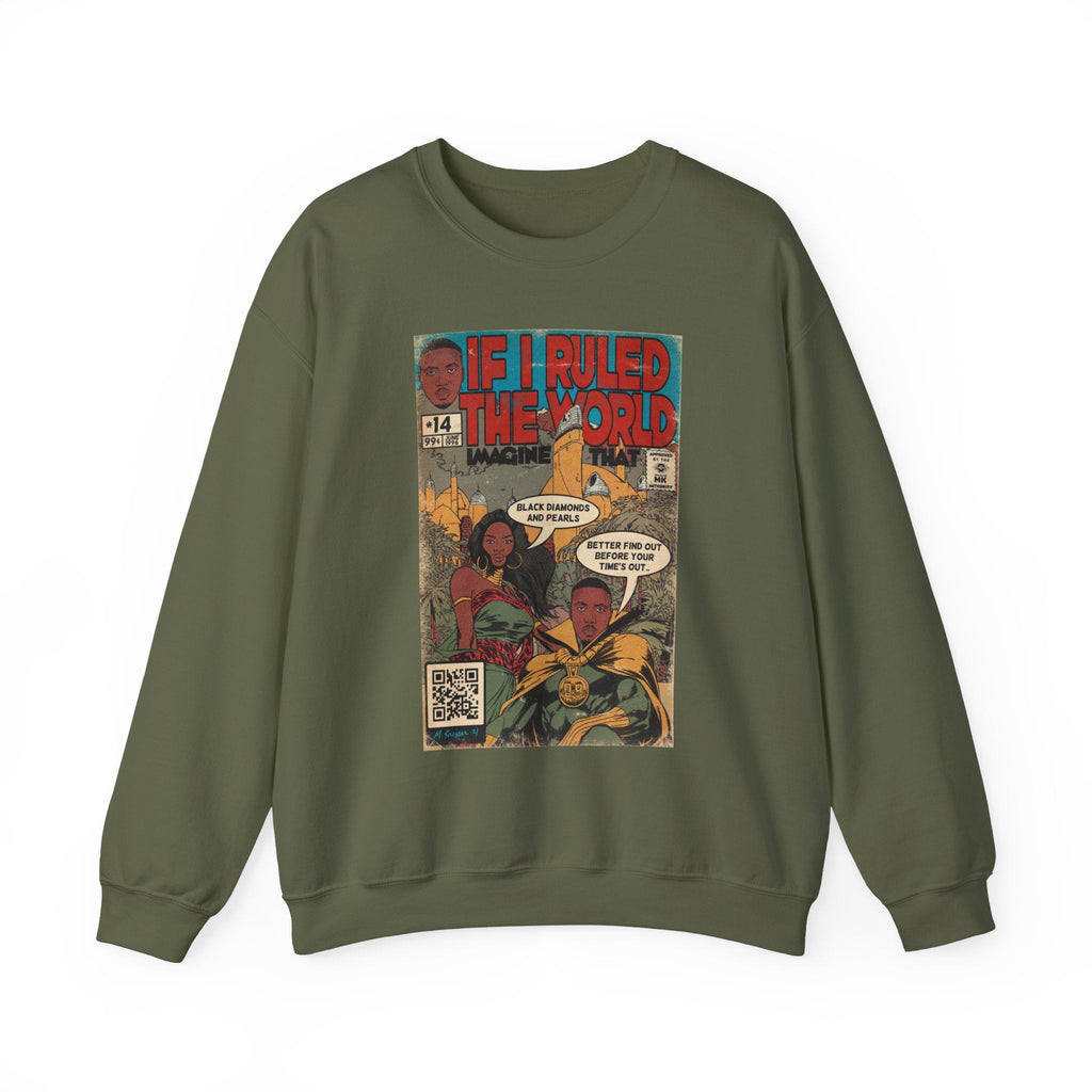 If I Ruled The World- Unisex Heavy BlendÃ¢â€žÂ¢ Crewneck Sweatshirt T-Shirts, Hoodie | CiraTrend.com (Image 2)