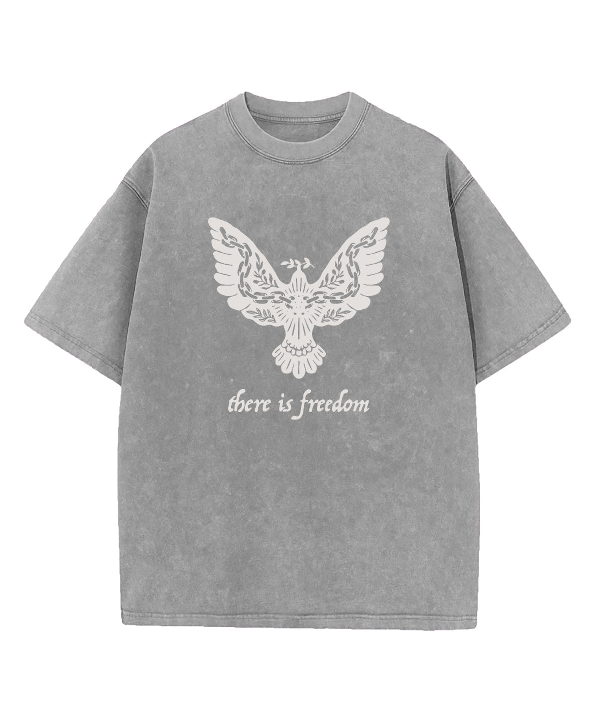There Is Freedom Washed Christian T-shirt Hoodie, Sweatshirt | CiraTrend.com (Image 3)