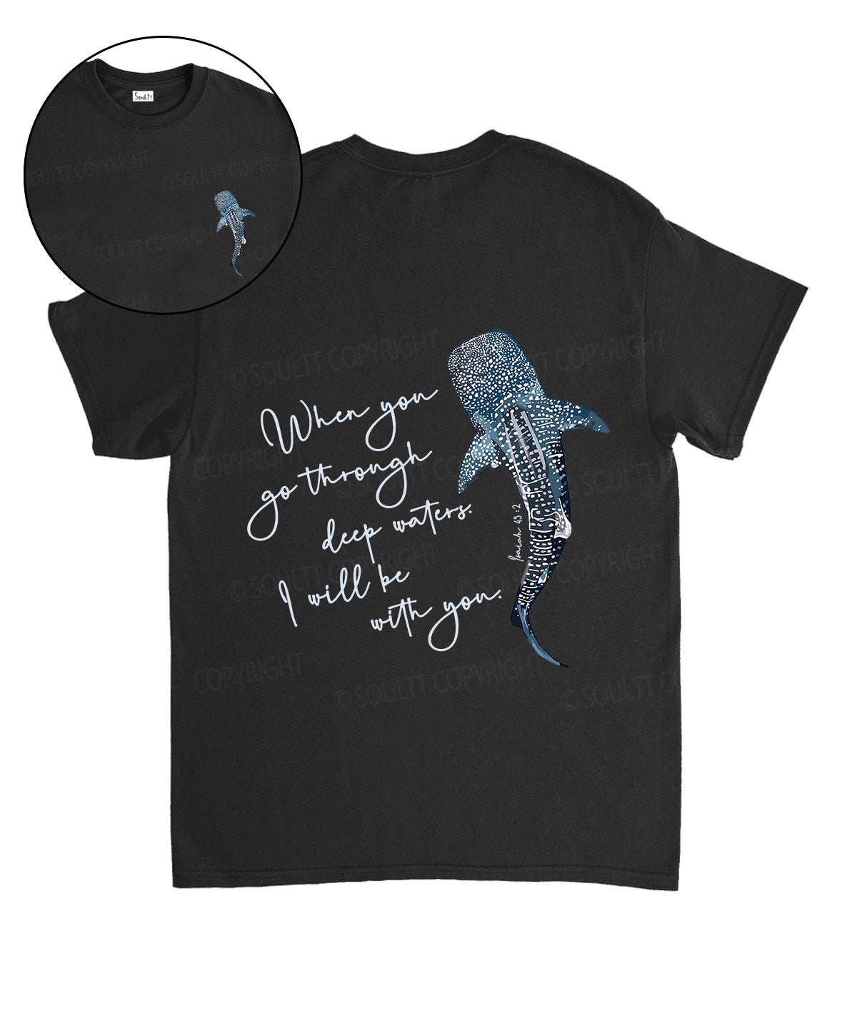 I Will Be With You Double Sided Unisex Cotton Christian T-Shirt Style005 Hoodie, Sweatshirt | CiraTrend.com (Image 1)